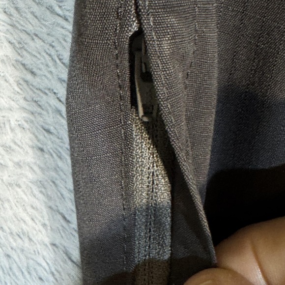 Carhartt Pants Mens 38x29 Gray Ripstop Relaxed Fit Work Utility Zip Pocket - Picture 6 of 12